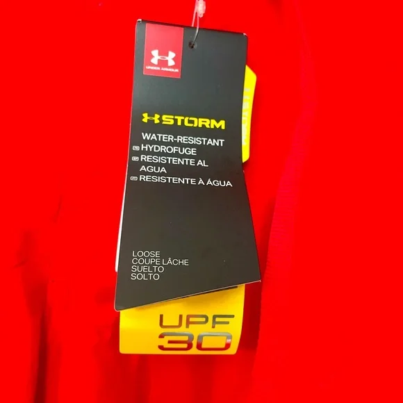 Under Armour Red Men’s Storm Swim Trunks.Size 36.NWT - Picture 2 of 5